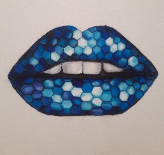 Glitter lips 