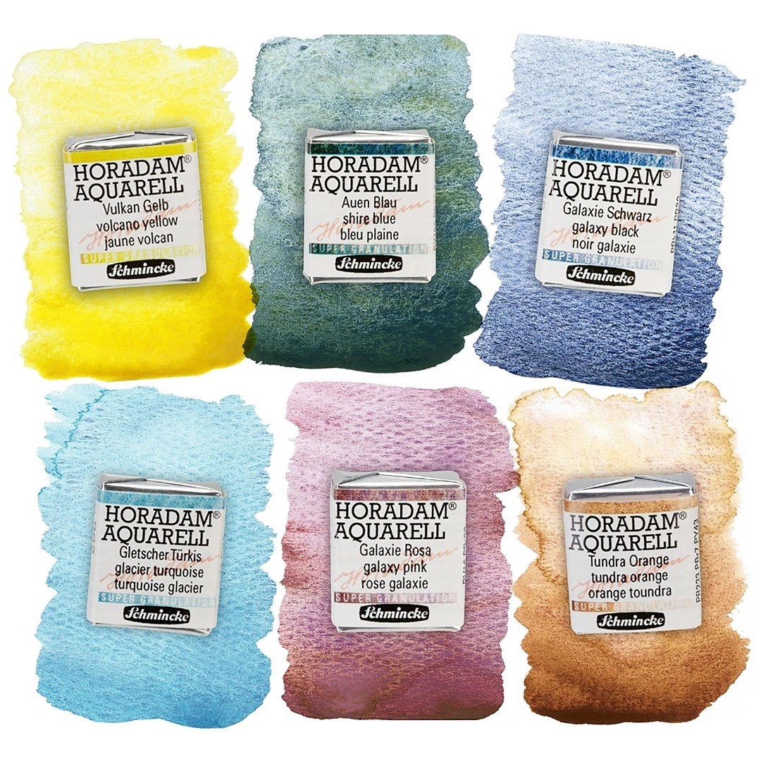 Schmincke Super Granulation Watercolour Half Pans Schmincke Super Granulation Watercolour Half Pans