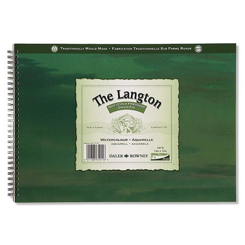 Daler Rowney Langton Watercolour Paper Spiral Pads Cold Pressed/
