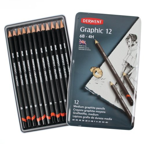 Derwent Graphite Pencils for designing and illustration