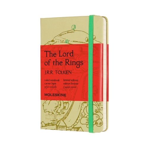 Moleskine Plain Notebook  9 14cm Lord of the Rings Frodo leaves Bag End