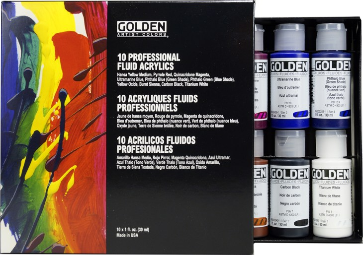 Golden Fluid Professional Set ( 10 x 30ml )