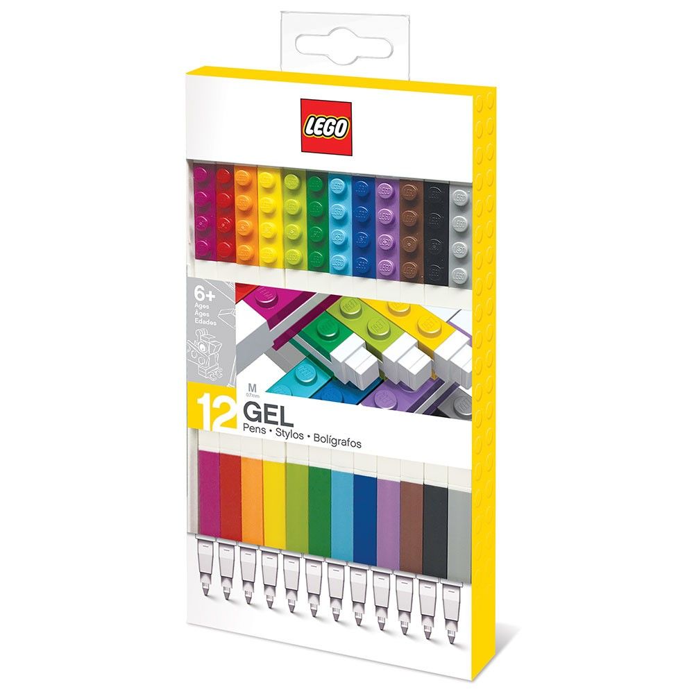 Lego 2.0 Gel Pens - 12 Pcs