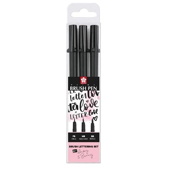 Sakura Pigma Brush Pen Hand Lettering Set