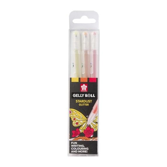 Sakura Gelly Roll Set of 3 | Stardust, Happy