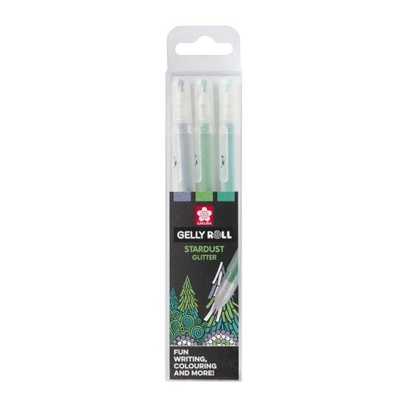 Sakura Gelly Roll Set of 3 | Stardust, Forest