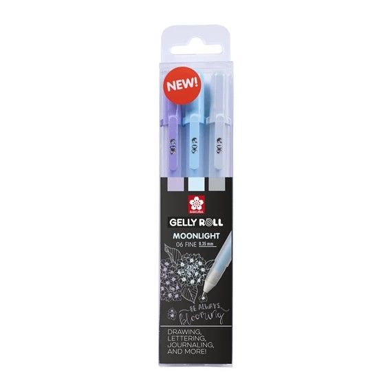 Sakura Gelly Roll Set of 3 | Moonlight, Calm
