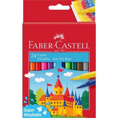 Faber Castell Fibre-tip Pens - Set of 24 Faber Castell Fibre-tip Pens - Set of 24