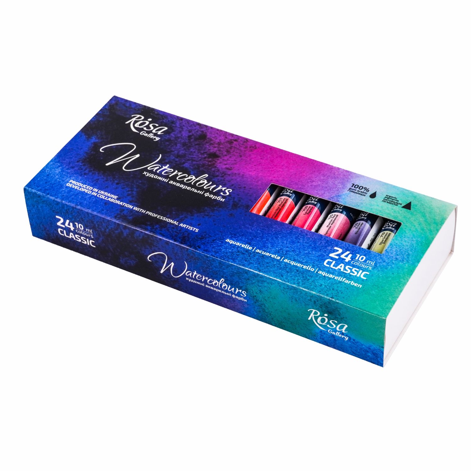 Rosa Watercolour Tubes 10ml set of 24 Rosa Watercolour Tubes 10ml set of 24