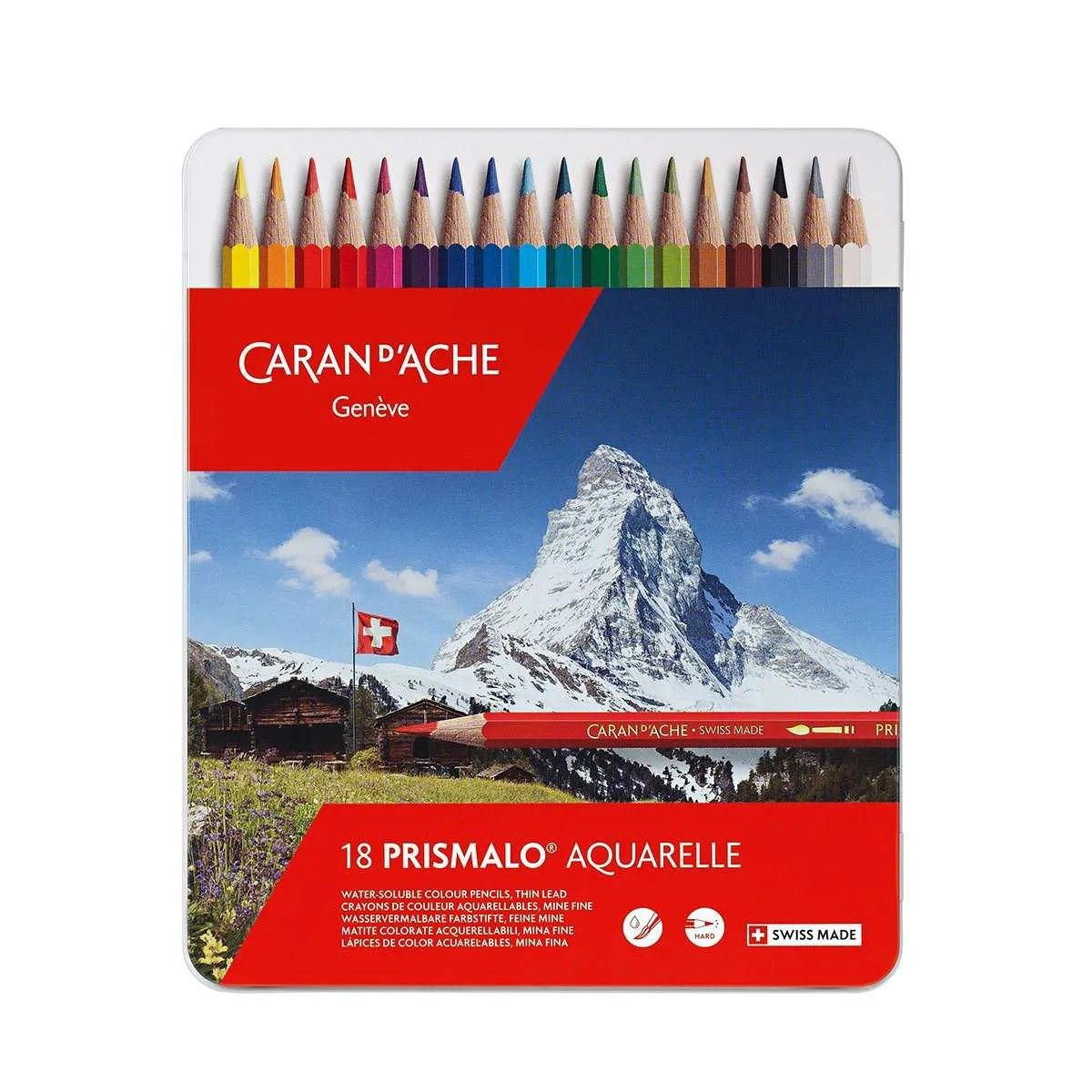 Caran dAche Prismalo Pencils Tin Set of 18 Caran dAche Prismalo Pencils Tin Set of 18
