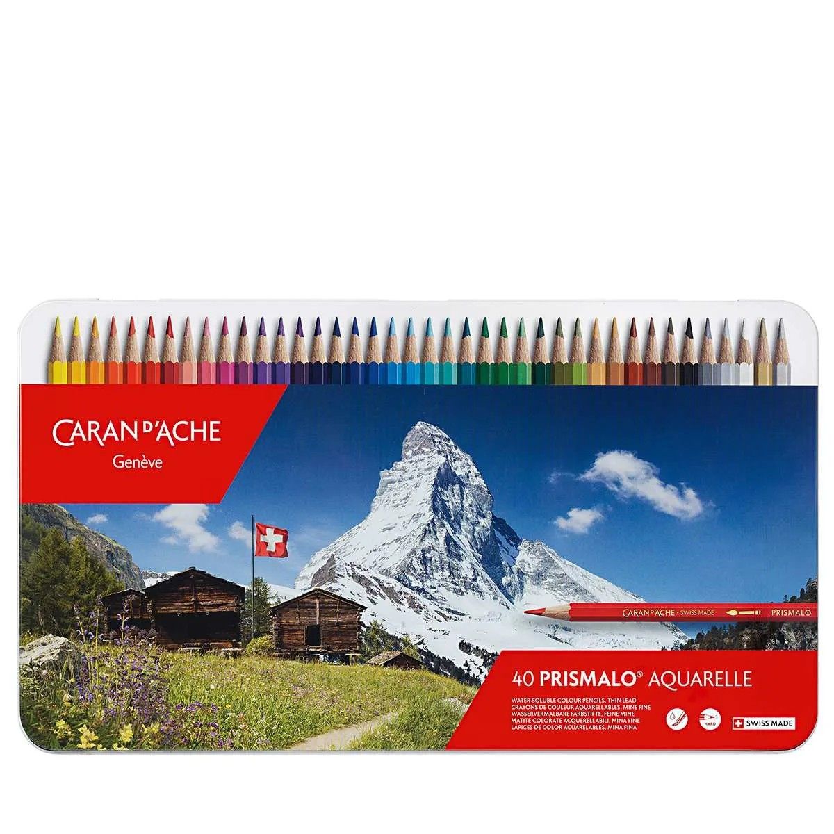 Caran dAche Prismalo Pencils Tin Set of 40 Caran dAche Prismalo Pencils Tin Set of 40