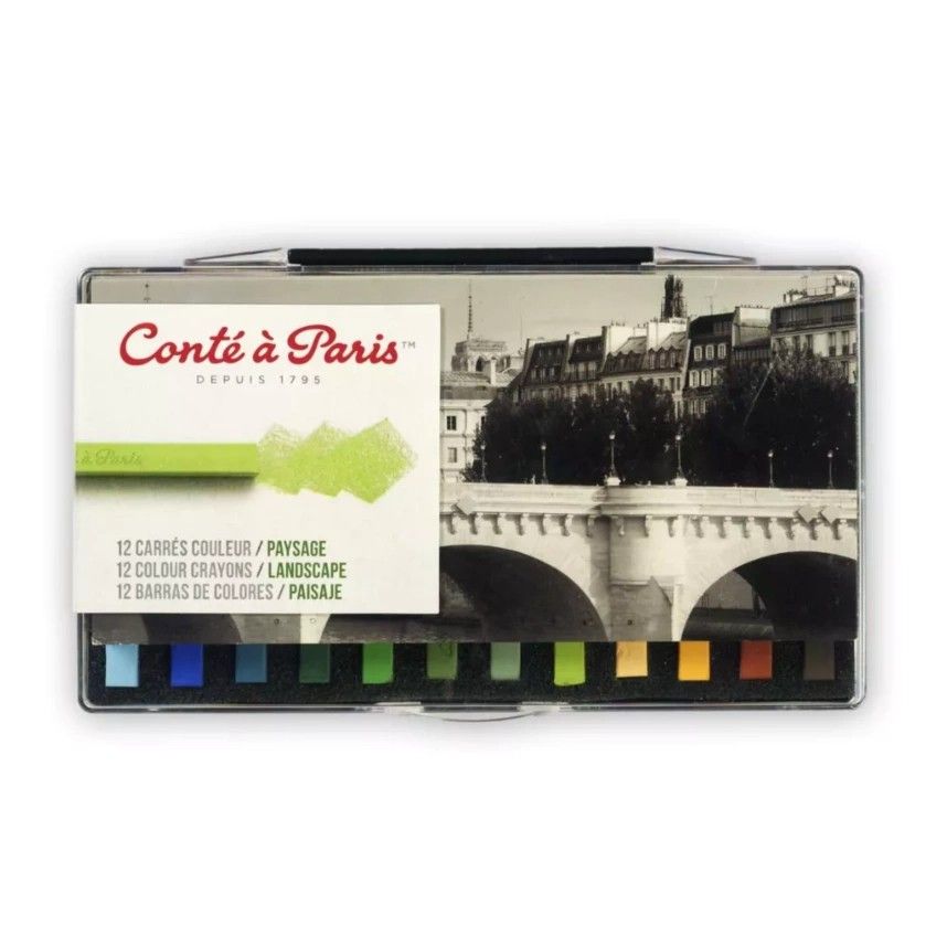 Conte Carres Crayons 12 Landscape Set Conte Carres Crayons 12 Landscape Set