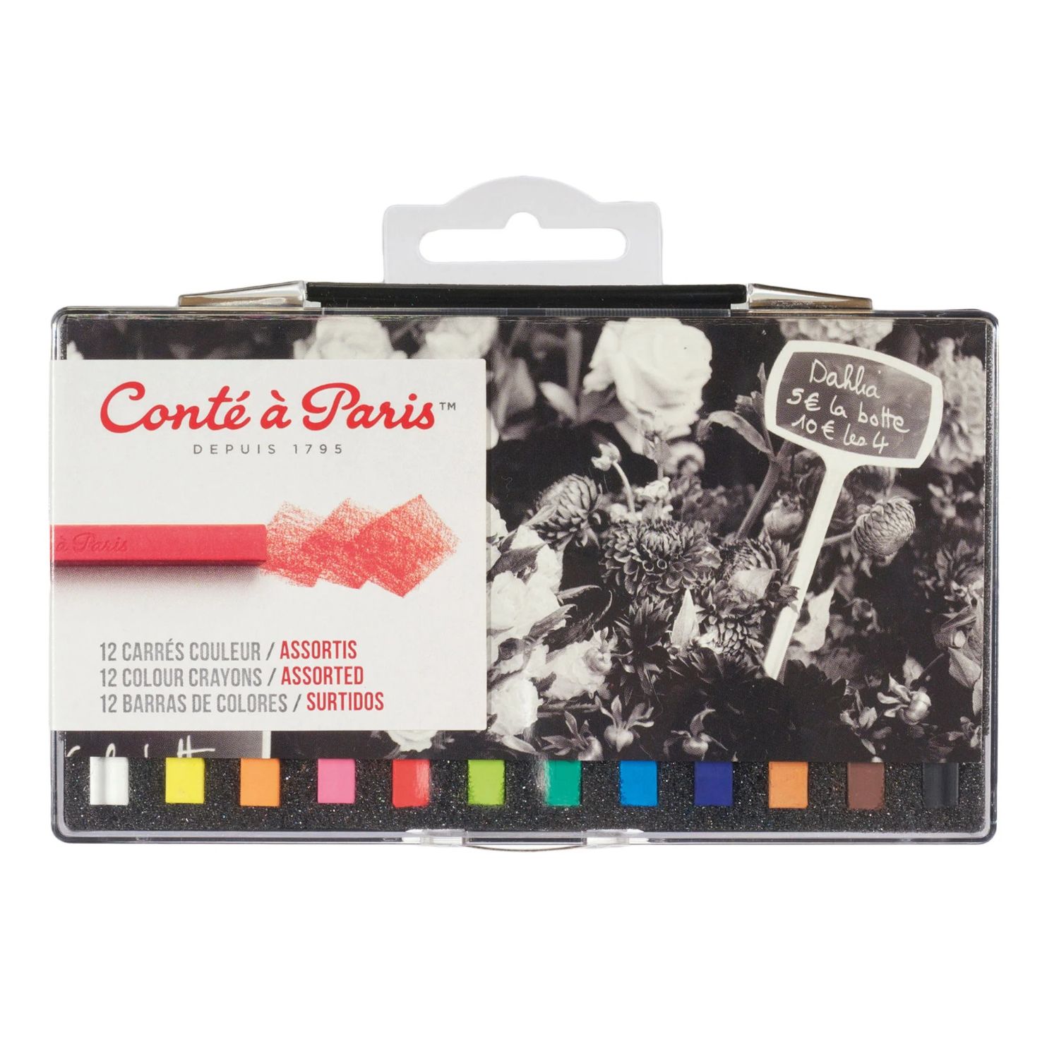 Conte Carres Crayons 12 Assorted Set Conte Carres Crayons 12 Assorted Set