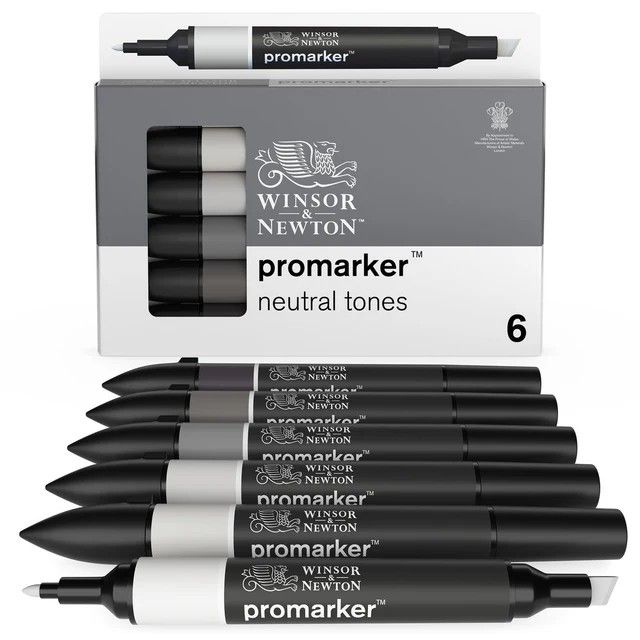 ProMarker Collectors 6 Set Neutral Tones