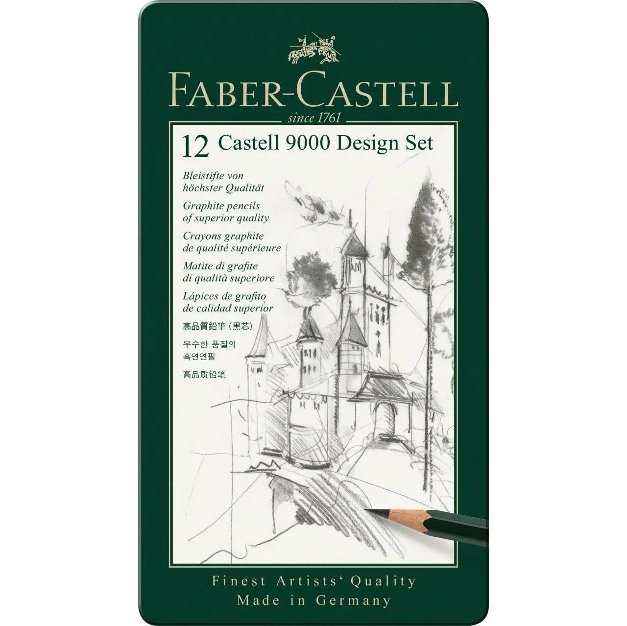 Faber Castell 9000 Pencil Design Set of 12 Faber Castell 9000 Pencil Design Set of 12