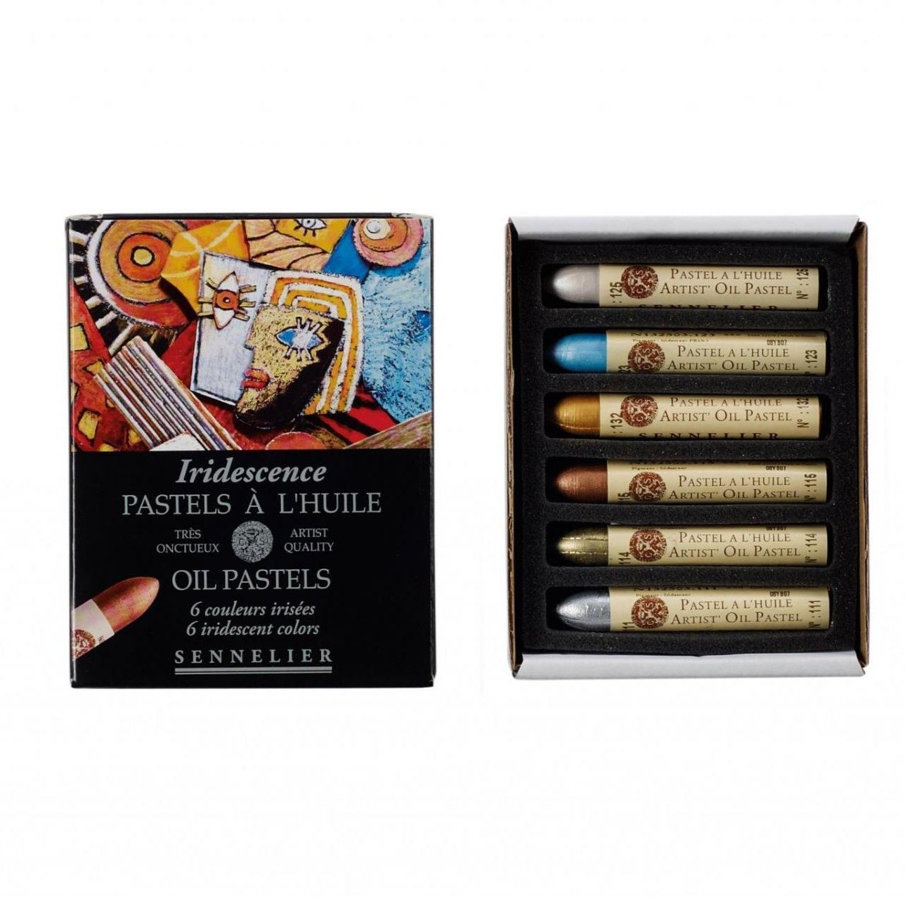 Sennelier Oil Pastel Iridescent Set of 6