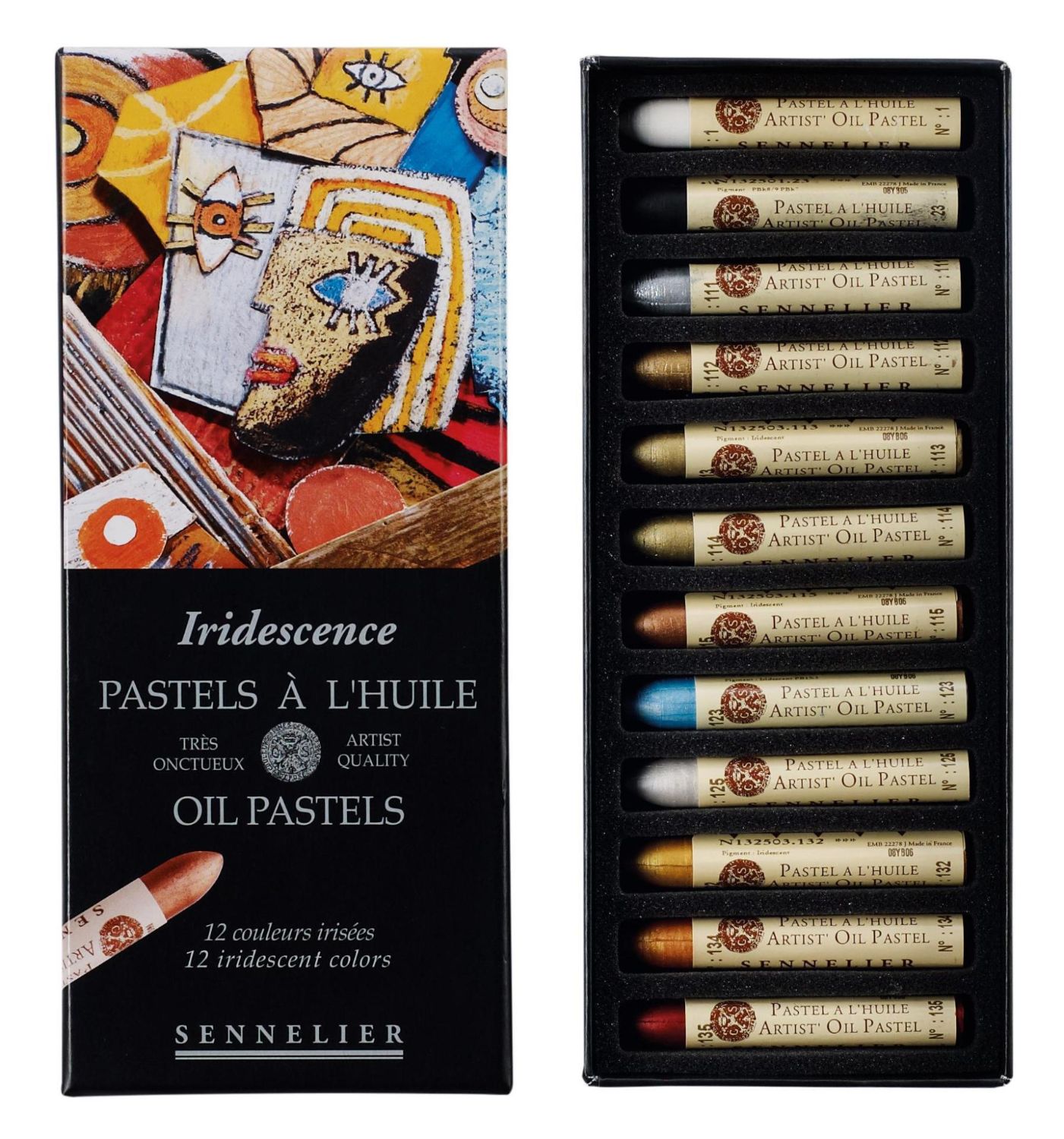 Sennelier Oil Pastel Iridescent Set of 12