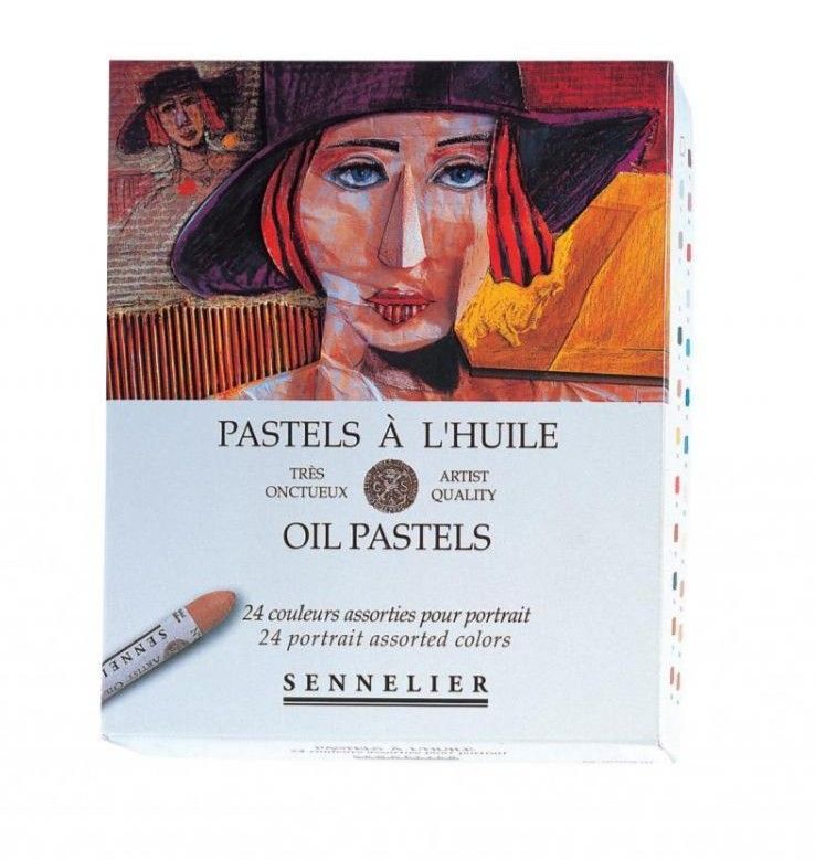 Sennelier Oil Pastel Sets of 24: Portrait