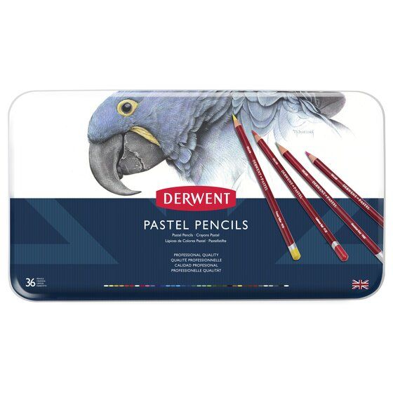Derwent Pastel Pencils Tin Set of 36