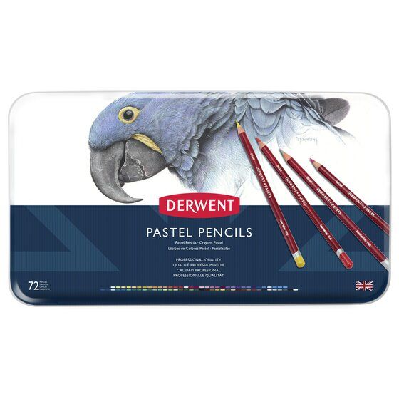 Derwent Pastel Pencils Tin Set of 72