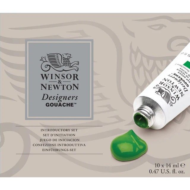 Winsor & Newton Designers Gouache Introductory Set 10 x 14ml Winsor & Newton Designers Gouache Introductory Set 10 x 14ml