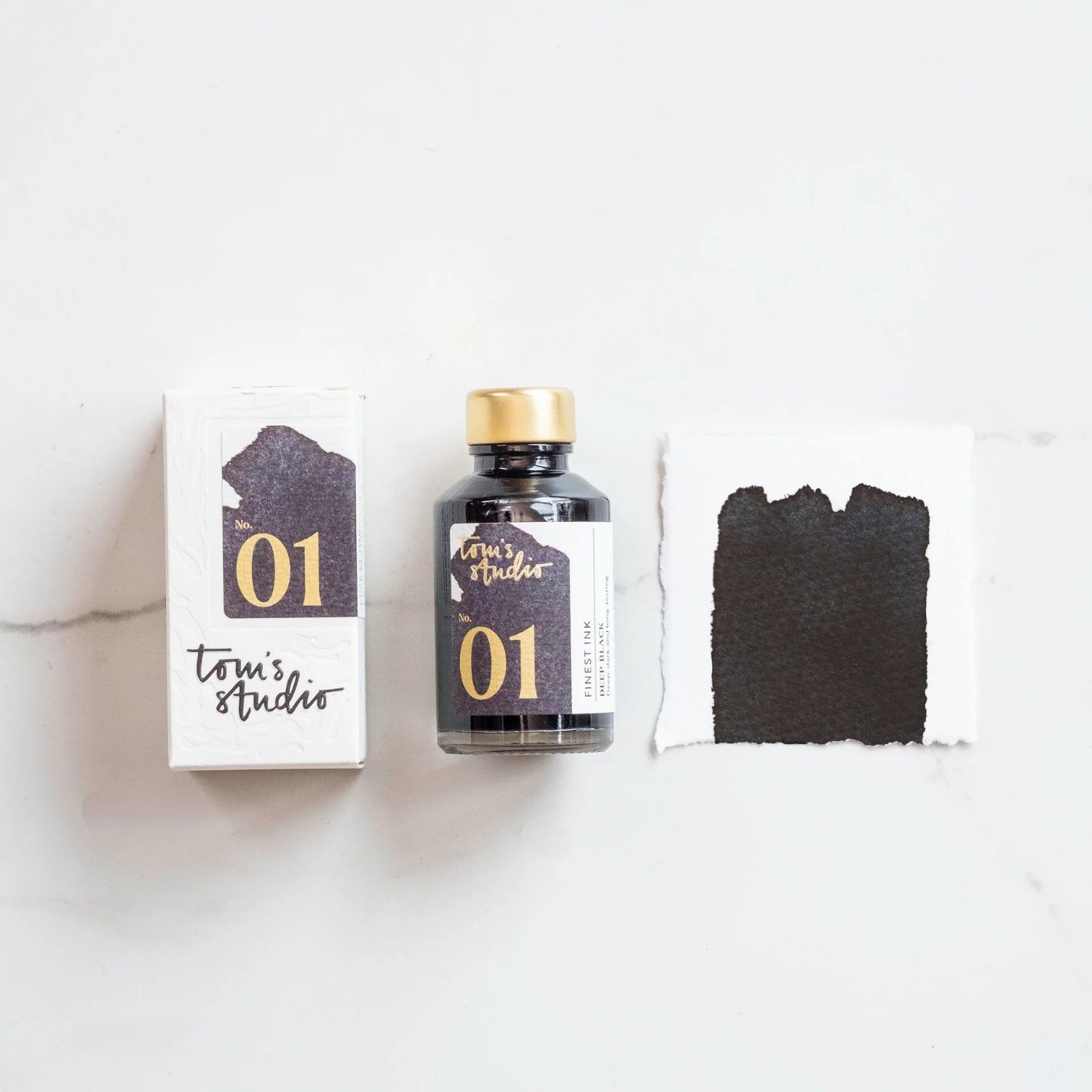 Tom's Studio Fountain Pen Ink 50ml Deep Black