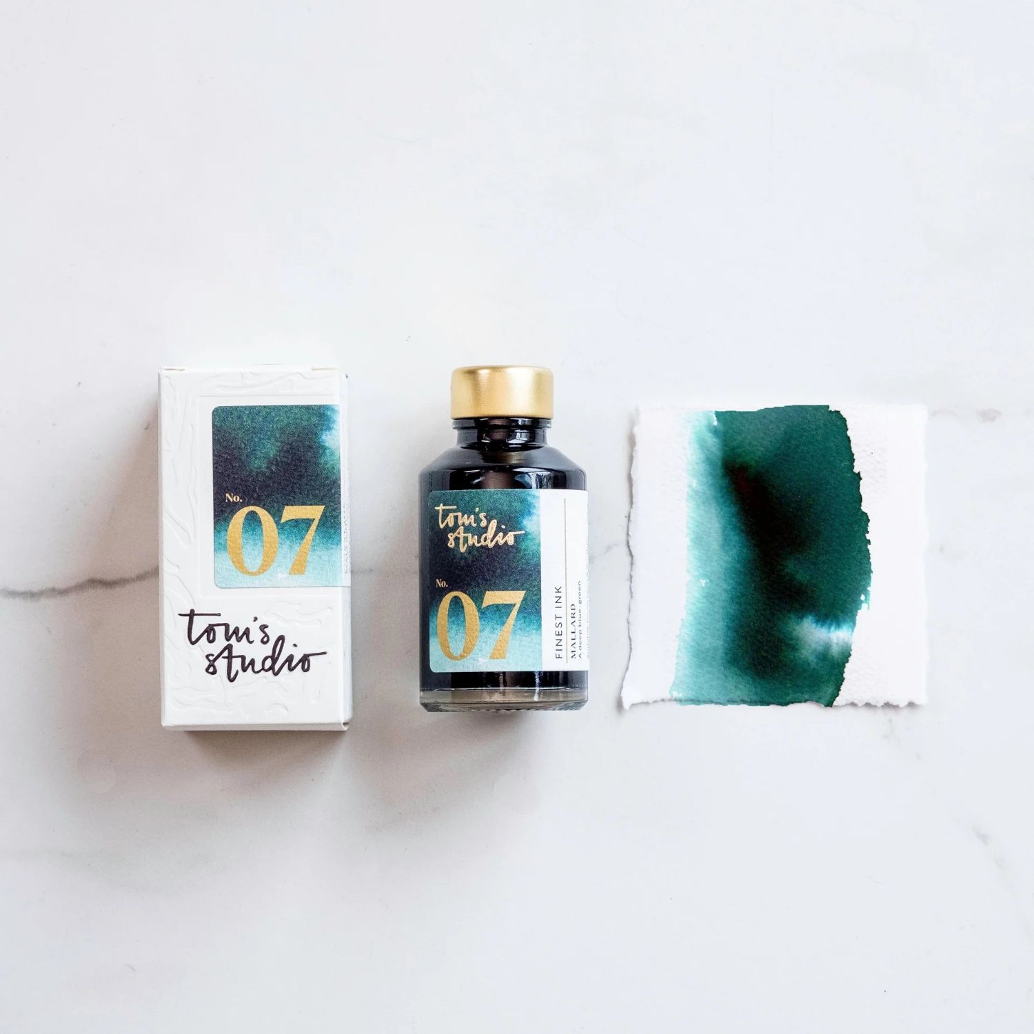 Tom's Studio Fountain Pen Ink 50ml Mallard