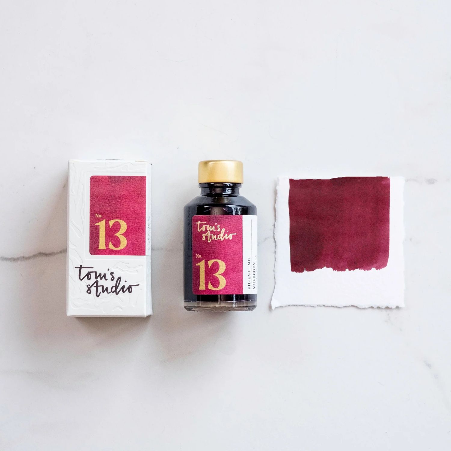 Tom's Studio Fountain Pen Ink 50ml Mulberry