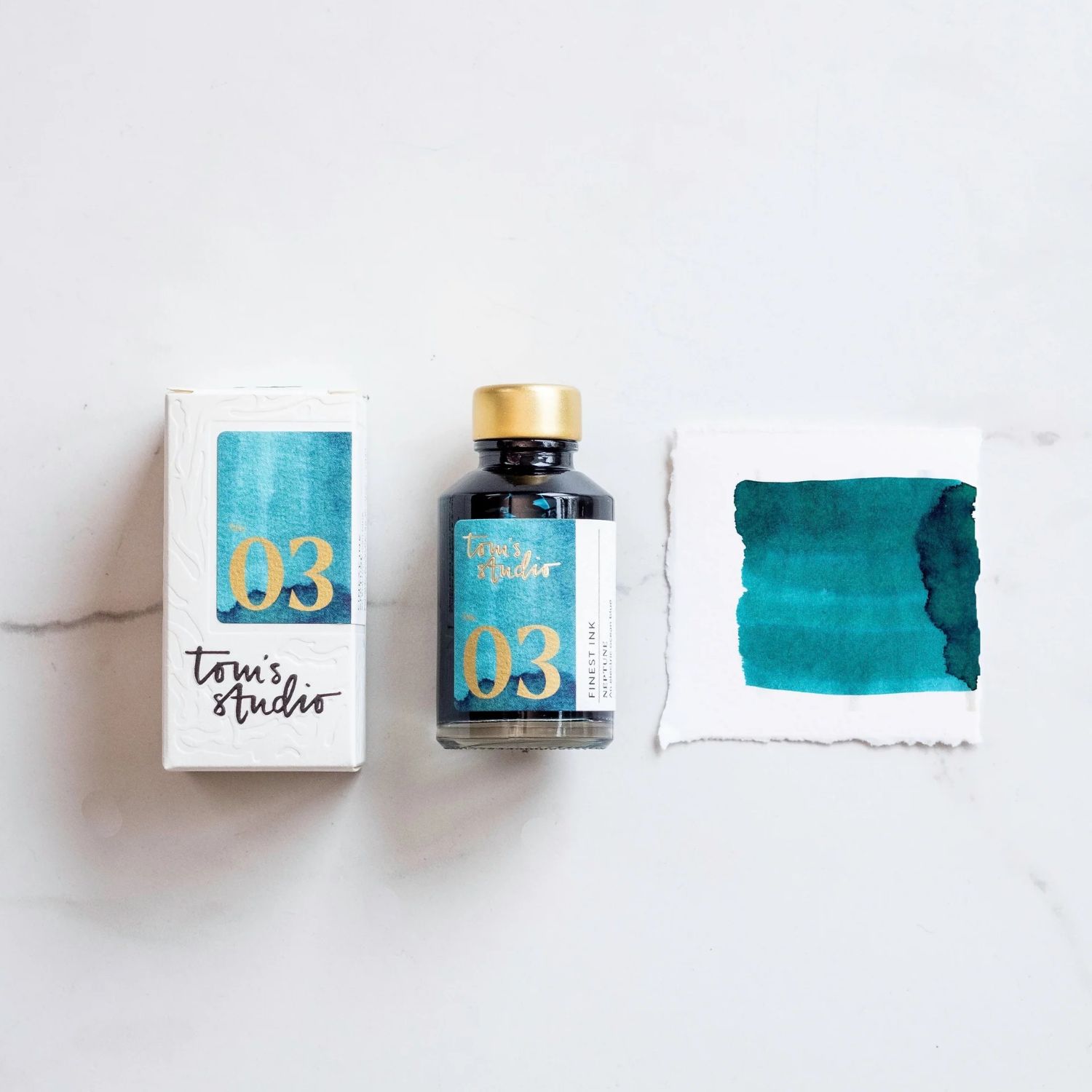 Tom's Studio Fountain Pen Ink 50ml Neptune 
