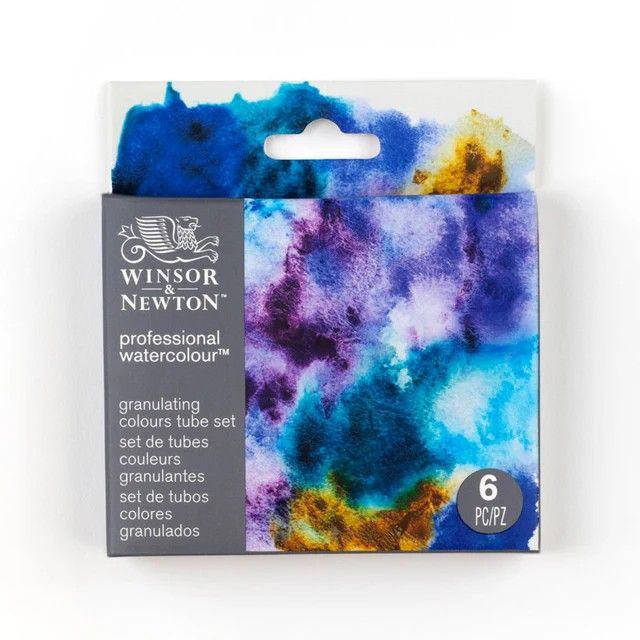 Winsor & Newton Professional Watercolour Granulating Set 6 x 5ml Tubes
