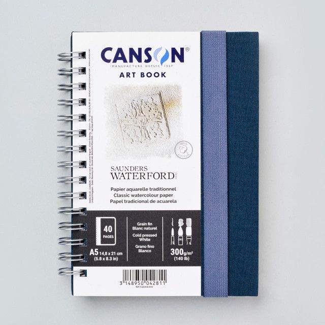 Canson Art Book Saunders Waterford 300gsm NOT, Portrait A5 Canson Art Book Saunders Waterford 300gsm NOT, Portrait A5
