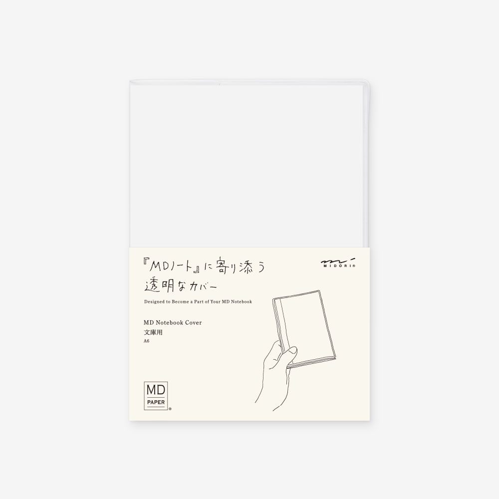 Midori MD Notebook Cover, Clear: A6