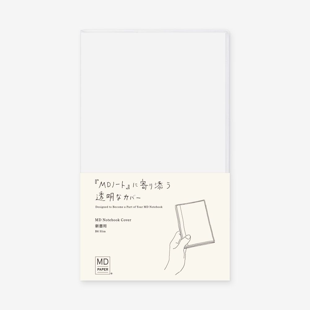 Midori MD Notebook Cover, Clear: B6