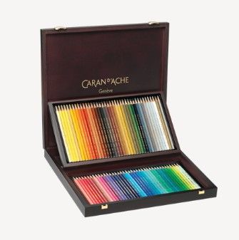 Caran dAche Prismalo Pencils Wooden Box of 80