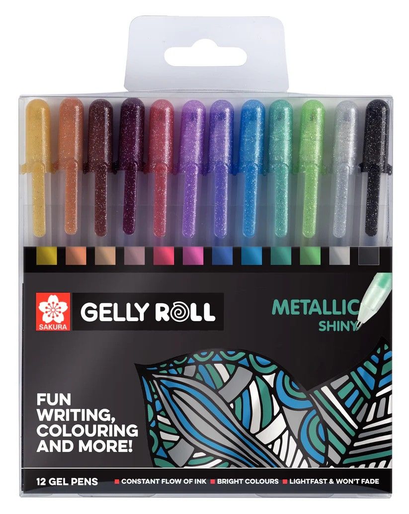 Sakura Gelly Roll Set of 12 Metallic