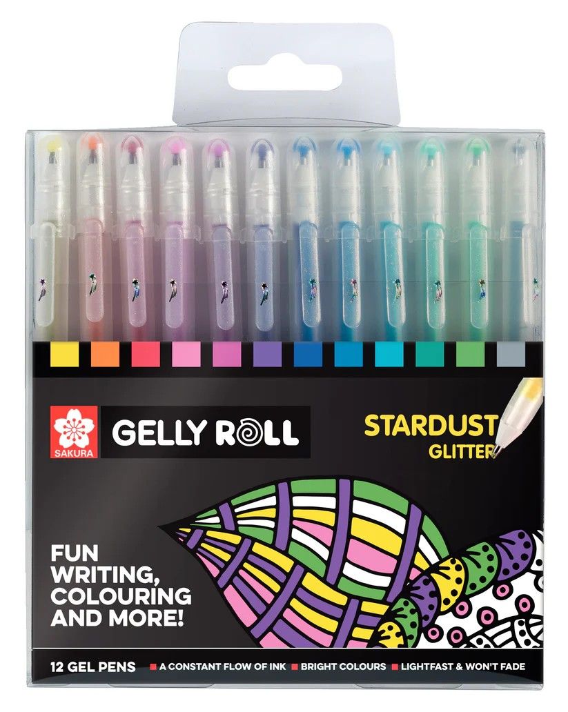 Sakura Gelly Roll Set of 12 Startdust (Glitter)