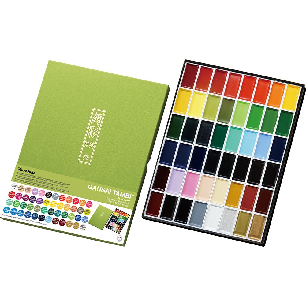 Kuretake Gansai Tambi - 48 Colour set