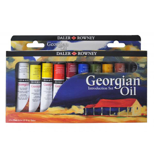 Daler Rowney Georgian Oil Colour Introduction Set 10 x 22ml