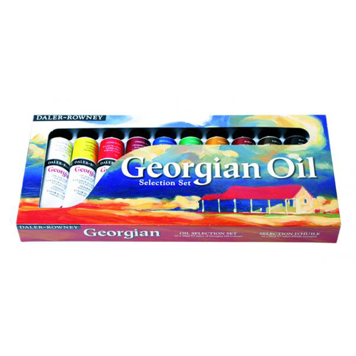 Daler Rowney Georgian Oil Colour Selection Set 10 x 38ml
