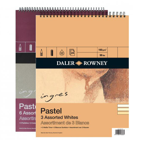 Daler Rowney Ingres Pastel Paper Spira 6 x 9in: Assorted Shades
