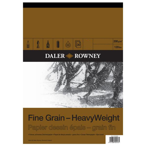 Daler Rowney Fine Grain Heavy Weight Pad 200gsm