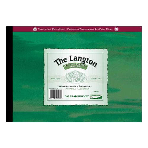 Daler Rowney Langton Watercolour Pad 140lbs Cold Pressed/NOT: A3