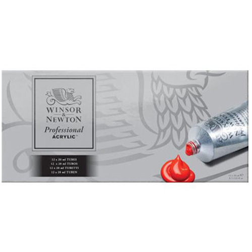 Winsor & Newton Professional Acrylic 12 x 20ml Tube Set
