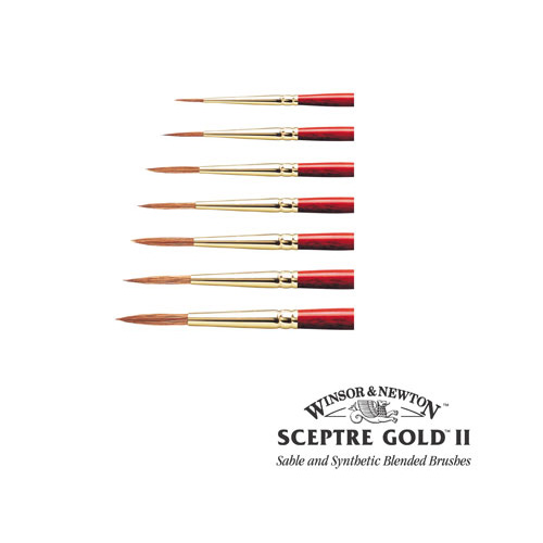 Winsor & Newton Sceptre Gold II Series 202 Brush: Size 0