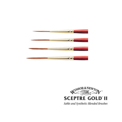 Winsor & Newton Sceptre Gold II Series 303 Brush: No.0