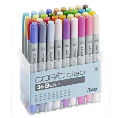 Copic Ciao Markers 36 Piece Set C