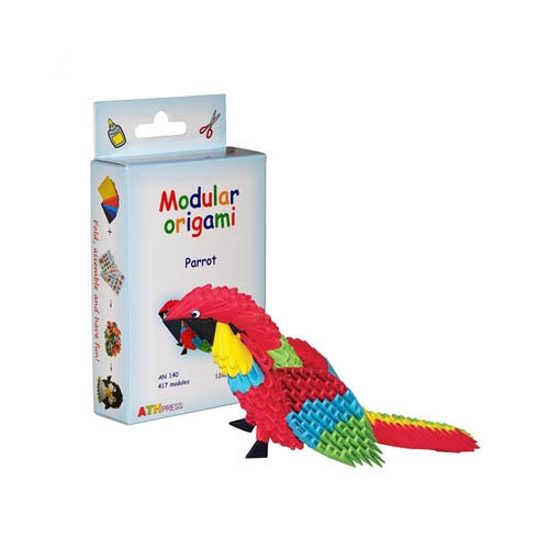 Modular Origami Parrot Kit