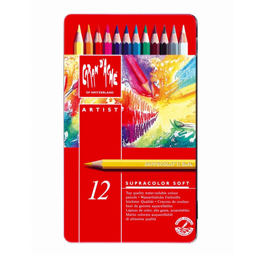 Caran dAche Supracolor Soft Pencils Tin Set of 12