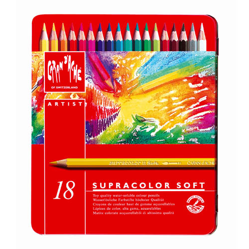 Caran dAche Supracolor Soft Pencils Tin Set of 18