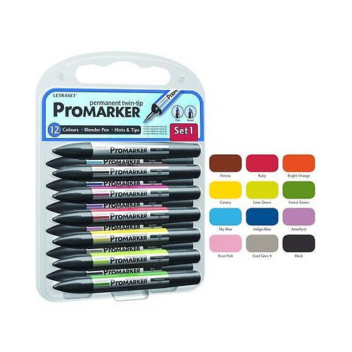 ProMarker 12 Pen Set 1